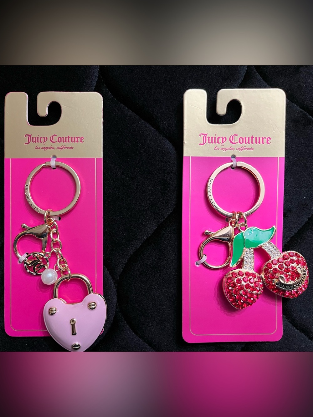 JUICY COUTURE Bag Charms or Keychains- Pick ONE